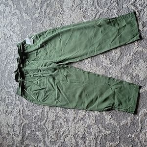Sundance Paperbag Pants Green 12 New
